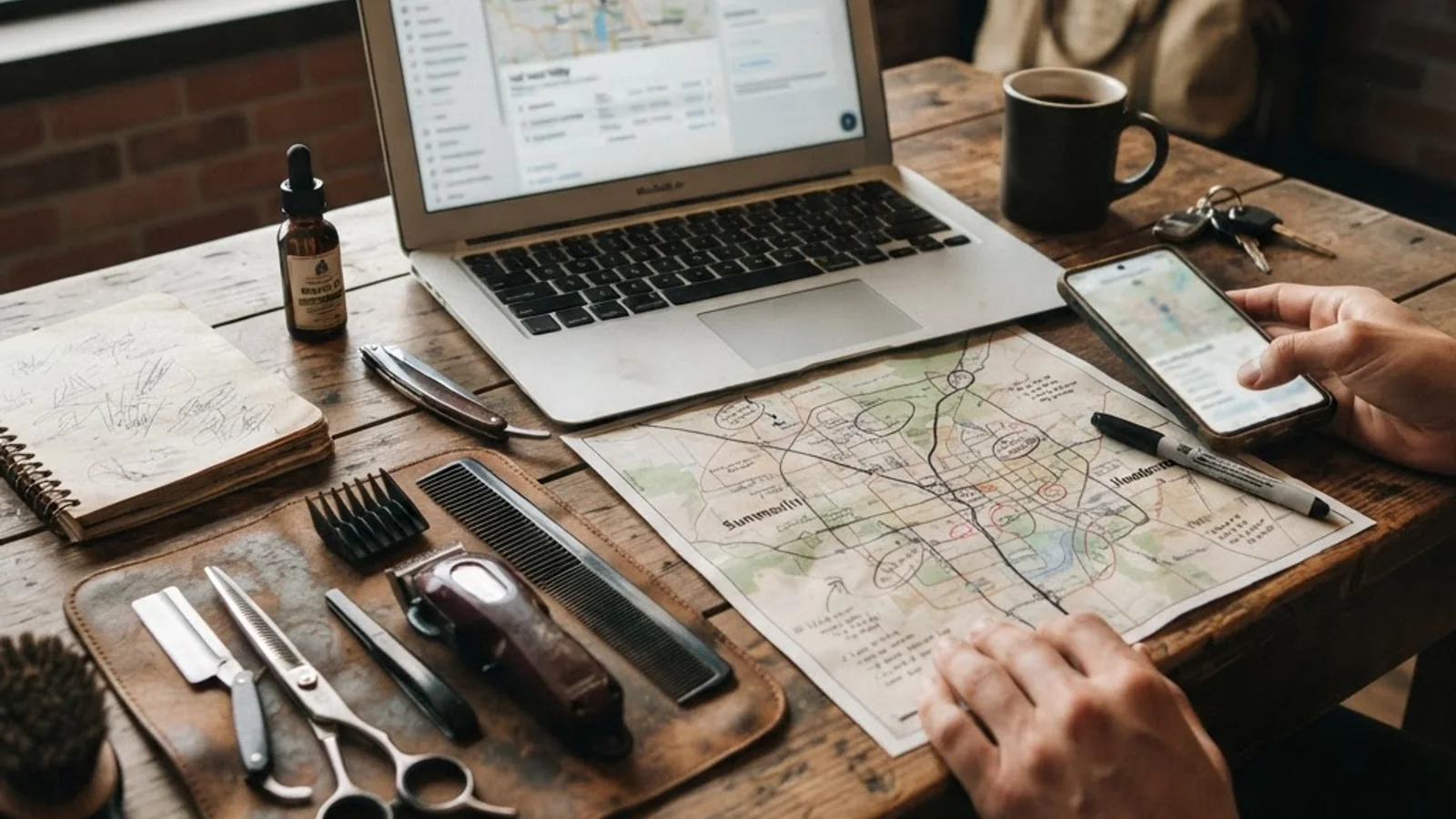 Local SEO strategy for mobile barber services in Las Vegas
