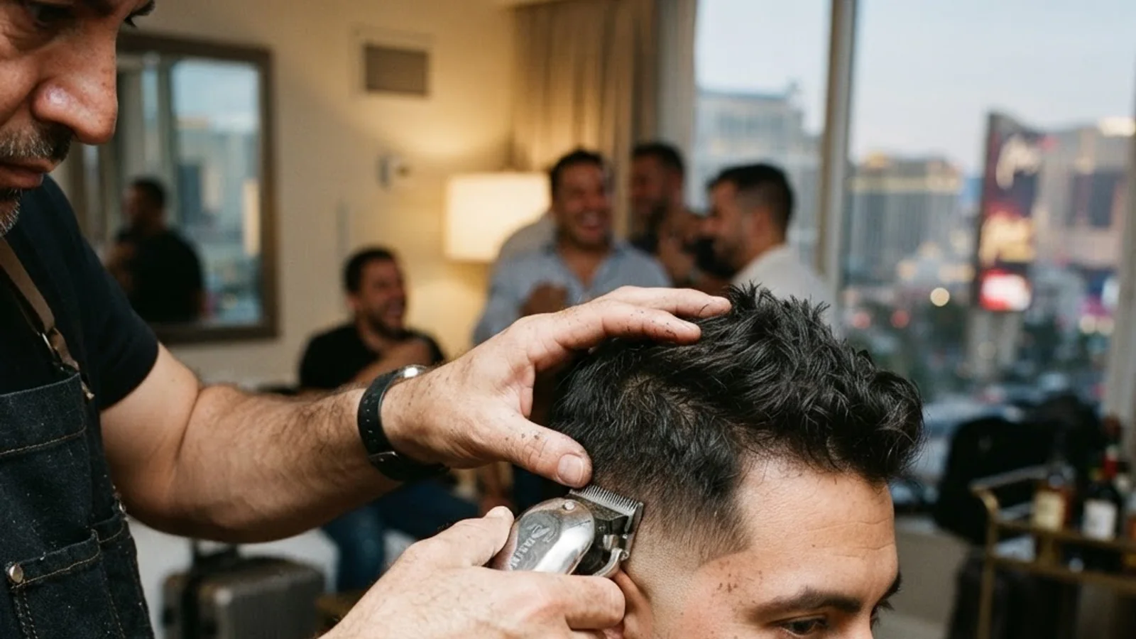 Pre-Game Grooming Vegas - Championship-level mobile barber for sports events